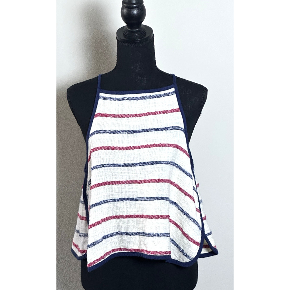 Free‎ People Open Back Summer Stripped Tank Top, Size S/P Boho Summer Top